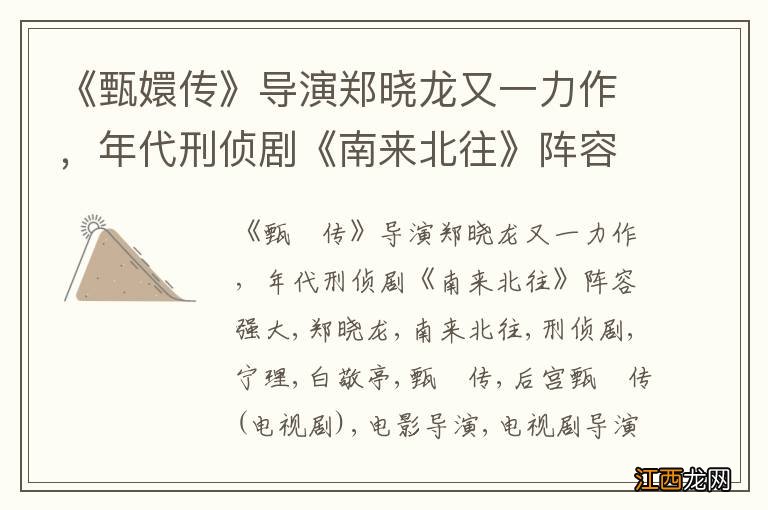 《甄嬛传》导演郑晓龙又一力作，年代刑侦剧《南来北往》阵容强大