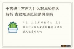 千古玦尘古君为什么救凤染原因解析 古君知道凤染是凤皇吗