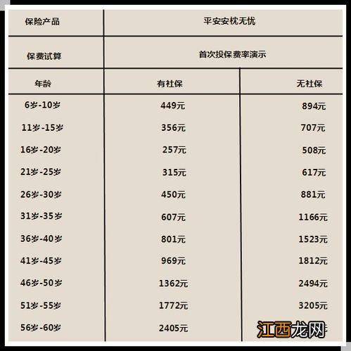 平安安枕无忧投保规则