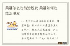 桑葚怎么吃能治脱发 桑葚如何吃能治脱发