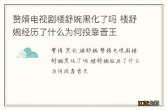 赘婿电视剧楼舒婉黑化了吗 楼舒婉经历了什么为何投靠晋王