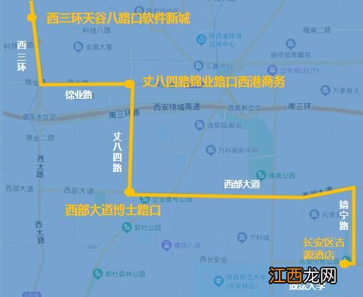 2023年1月13日起西安机场大巴大学城线恢复运行