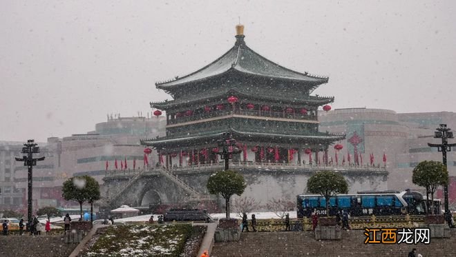 一场春雪，定格“醉美”长安