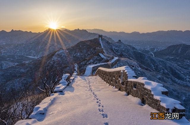 一场春雪，装扮了长城，惊艳了世界！