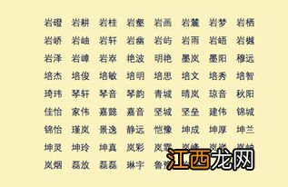 根据五行给宝宝取名 给孩子起名字大全