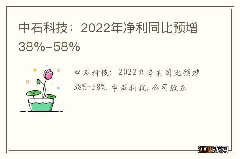 中石科技：2022年净利同比预增38%-58%