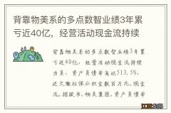 背靠物美系的多点数智业绩3年累亏近40亿，经营活动现金流持续为负，资产负债率高达513.5%，