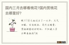 国内三月去哪看桃花?国内赏桃花去哪里好？