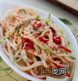 鸡丝凉面是什么做的