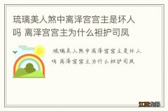 琉璃美人煞中离泽宫宫主是坏人吗 离泽宫宫主为什么袒护司凤