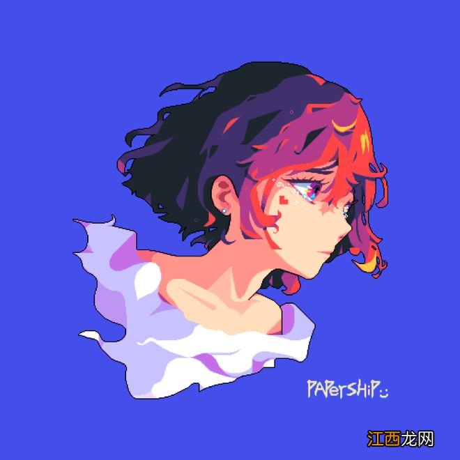 中国像素画家纸船作品欣赏