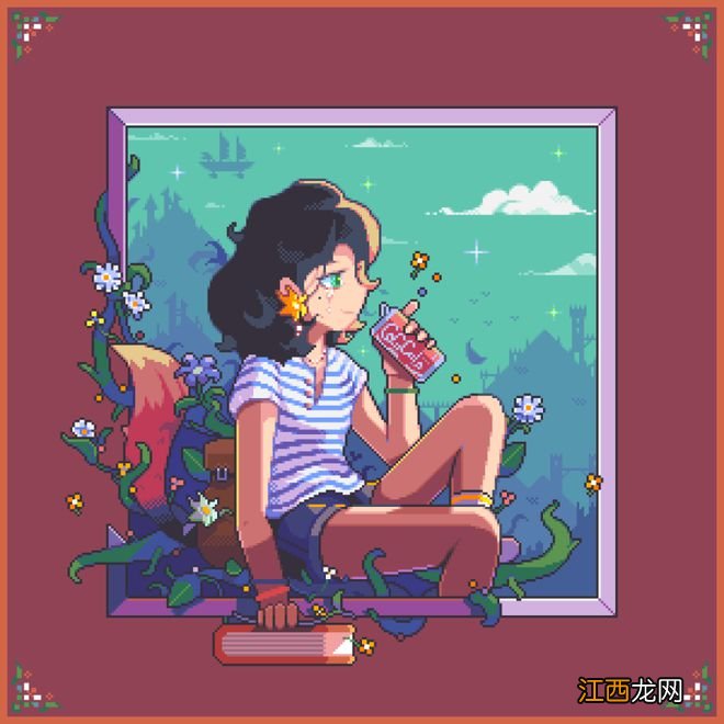 中国像素画家纸船作品欣赏