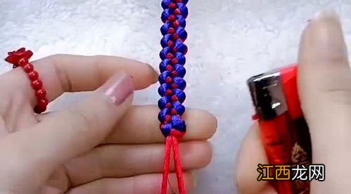 手链编织结尾 你学会了吗