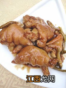 泡椒猪蹄烧什么