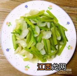 芹菜干百合怎么炒好吃