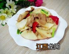 苹果炒肉怎么炒好吃吗