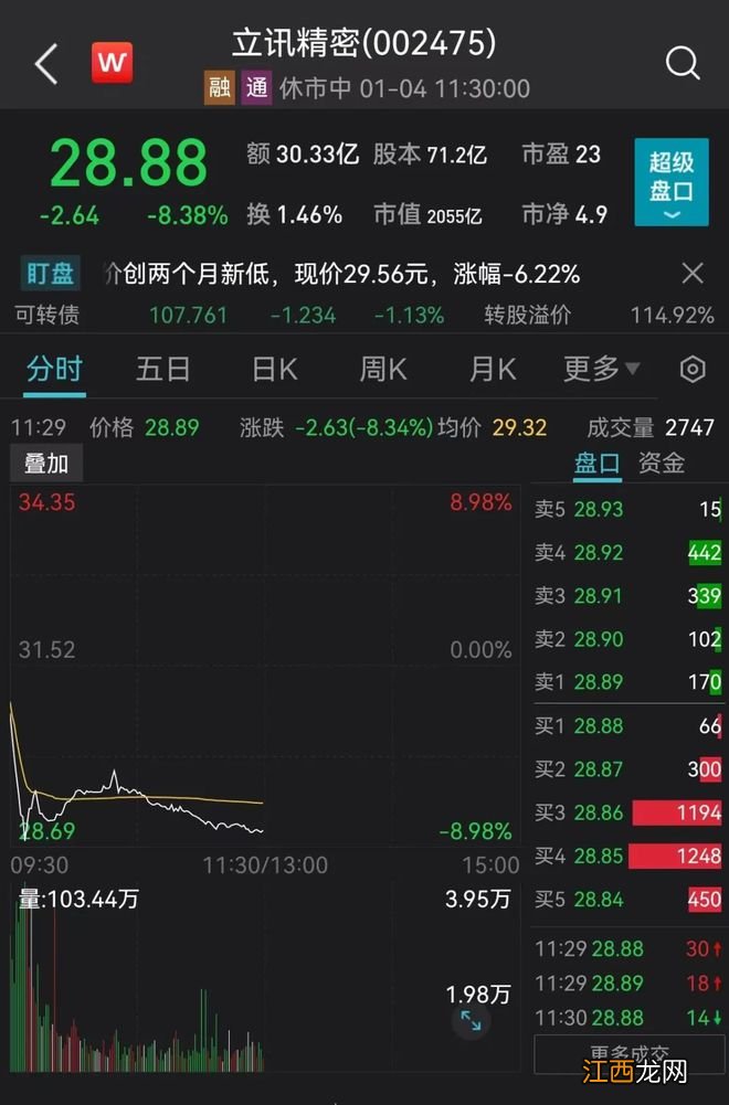 2000亿大白马突然暴跌，最新回应来了