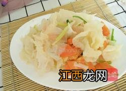 银耳和什么一块炒