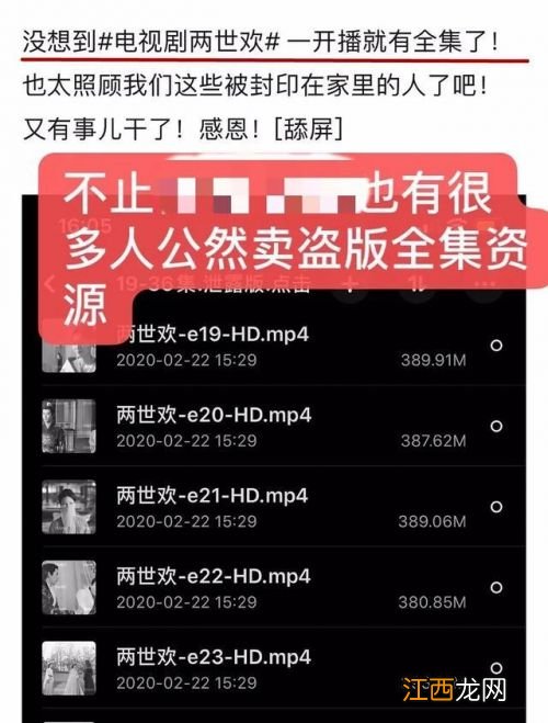 两世欢开播一天全集泄露怎么回事 剧方呼吁抵制盗版事件始末