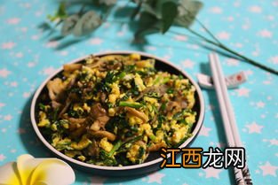 蘑菇和韭菜加鸡蛋怎么做好吃吗