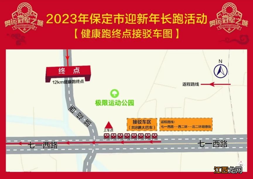 2023保定迎新年长跑活动选手检录接驳指南