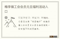 梅李镇工会会员元旦福利活动入口