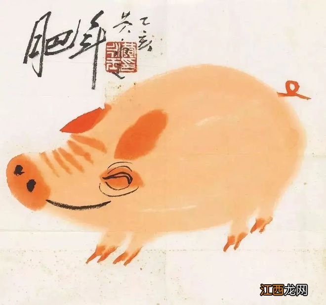 黄永玉的蓝兔子有妖气?那是你没看过他的猪狗鸡……