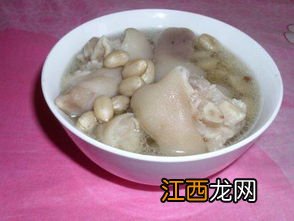 花生猪脚汤吃的什么好