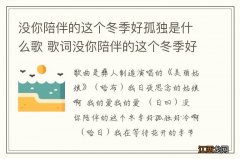 没你陪伴的这个冬季好孤独是什么歌 歌词没你陪伴的这个冬季好孤独出自哪首歌