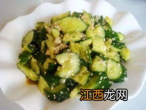 蒜泥拌黄瓜放什么