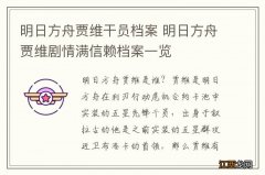 明日方舟贾维干员档案 明日方舟贾维剧情满信赖档案一览