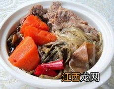 排骨炖干豇豆什么功效