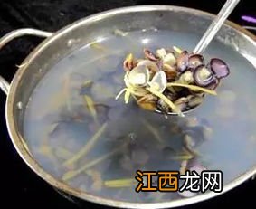 河蚬汤拿什么菜的做法