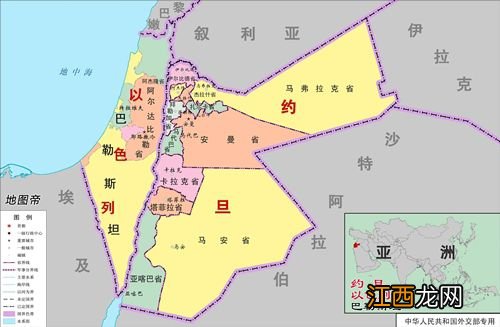 图说约旦从沙特换来的海岸线——7000平方公里换19公里海岸