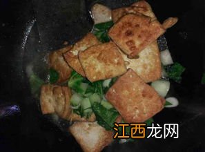 煎豆腐加什么青菜