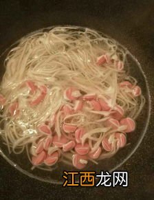 火腿怎么煮面会好吃