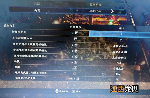 仁王pc版键鼠模式键位 具体都有什么