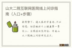 入口+步骤 山大二院互联网医院线上问诊指南