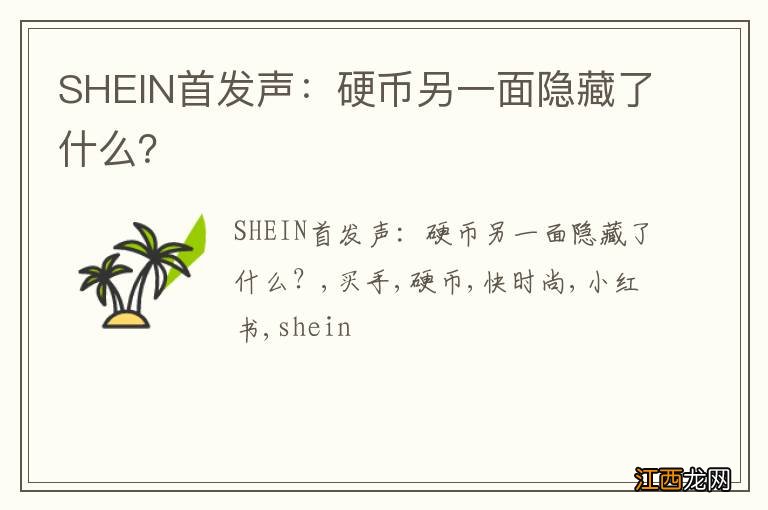 SHEIN首发声：硬币另一面隐藏了什么？