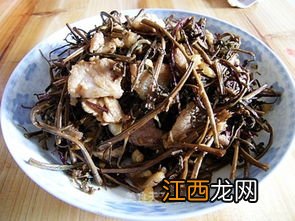 干蕨菜用热水泡多久