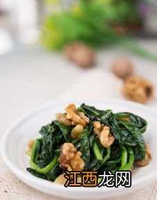 核桃菠菜怎么做