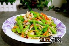 蒿杆子炒肉怎么做