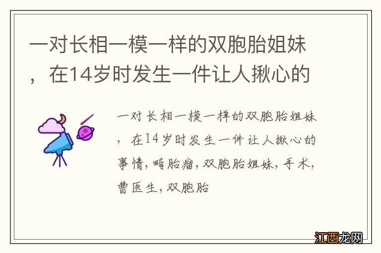 一对长相一模一样的双胞胎姐妹，在14岁时发生一件让人揪心的事情