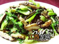 什么蘑菇炒油菜