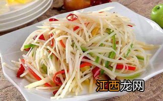 饭店怎么炒土豆丝