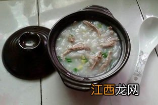 鸭肉粥放什么菜