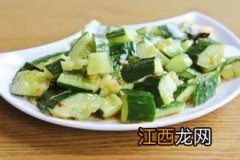 黄瓜凉菜都放什么好吃