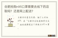 合肥抢购n95口罩需要去线下药店取吗？还是网上配送？