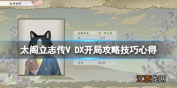 太阁立志传V DX开局攻略技巧心得 太阁立志传5dx新手怎么开局