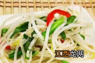 炒豆芽可以放什么好吃